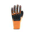 Hespax Anti Cut HPPE Safety Rubber Gloves Anti-impact